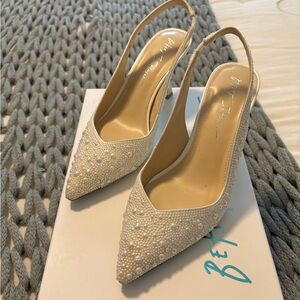 Like new Betsy Johnson heels from Wedding and Bridal collection